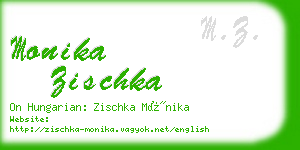 monika zischka business card